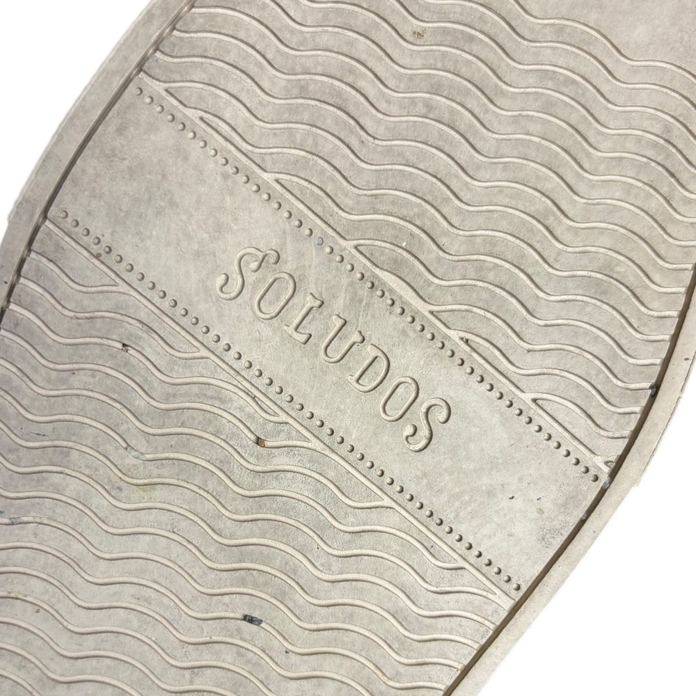 Soludos Pink Woven Perforated Lace Up Canvas Sneakers‎ Womens Size 8.5 - Picture 7 of 8